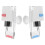 2 Set Rubinetto Erogatore Acqua, Ricambio Per Fontana 5