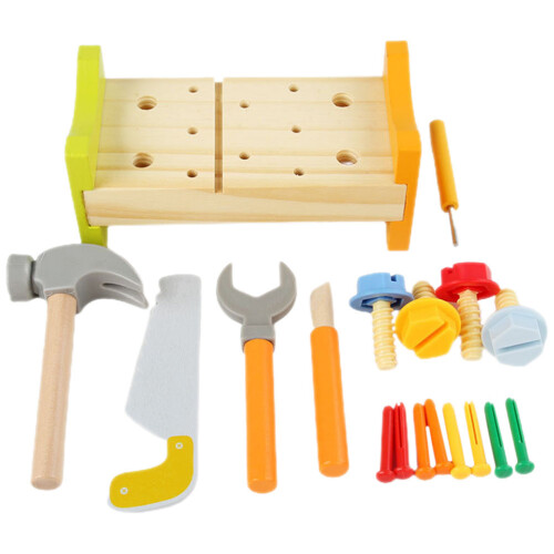 Set Da Lavoro Con Chiodi Da Colpire In Legno Per Bambini 2