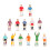 1 Set 13 Pezzi Mini Personaggio Calcio Decorazione 7