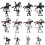 Set Mini Cavalieri Tavolo Sabbia Paesaggistica Decor 7