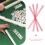 4 Spintori In Acrilico Per Mahjong Con Righello 8