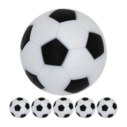 6 Palline Da Calcio Balilla Mini Per Tavolo