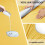 ( Ochre, Superking) 2 Pack Waterproof Mattress Protector-30cm Deep Elastic Fitted Sheet 8