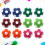 12 Palline Calcio Mini 36mm Tavolo 6