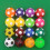 12 Palline Calcio Mini 36mm Tavolo 7