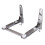 Foldable Microwave Rack 2pack Wall-Mounted For Microwave Oven 6