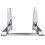 Foldable Microwave Rack 2pack Wall-Mounted For Microwave Oven 4
