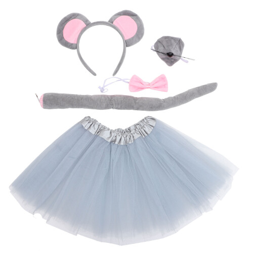 Set Per Costume Da Con Gonna Tutù, Cerchietto E 1
