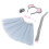 Set Per Costume Da Con Gonna Tutù, Cerchietto E 5