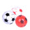3 Palloni Da Calcio Gonfiabili Per Bambini Set 6