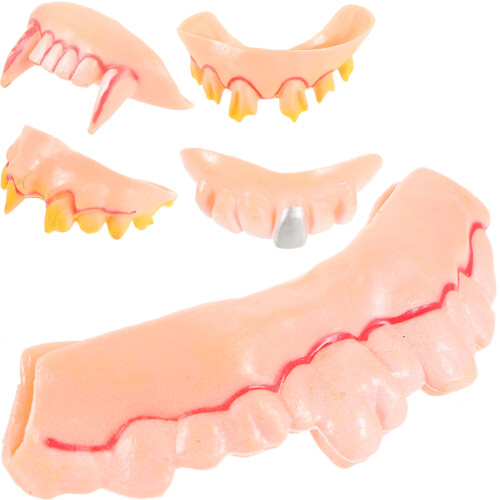 5 Denti Scherzo Halloween - Per Costumi