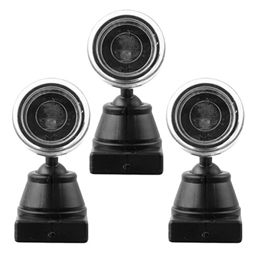 3 Pezzi Miniatura In Metallo Modello Decor