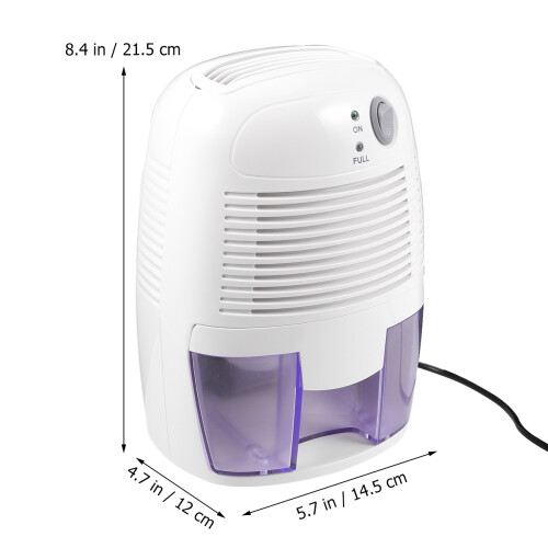 Deumidificatore Aria USB 500 Ml Bagno (Bianco) 2