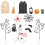 1 Set Miniatura Casa Decorazione Micro Paesaggio Halloween 6