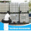 Κάθετο κάλυμμα IBC σε σχήμα Τ, καπάκι δεξαμενής νερού με επαναχρησιμοποιούμενο 5