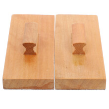 1 Paar Sandblock Holz Rhythmuspercussion Musikinstrument Spielzeug