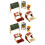 2 Set Mini Scrivania Per Con Lavagna E 3