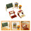 2 Set Mini Scrivania Per Con Lavagna E 6