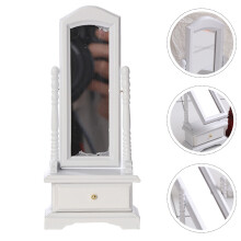 1 Espejo Miniatura Dormitorio Cuerpo Completo Con