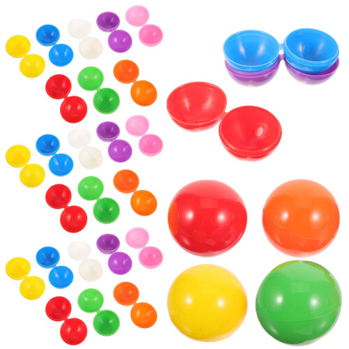 40 Palline Da Lotto Miniature In Colorate