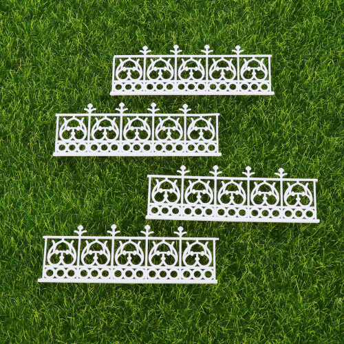 1M 1/100 Bricolaje Valla Patio Adorno Arena Edificios 2