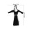 Plush Doll Da Con Collana E Gonna Nero 2