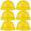 6 Pièces Chapeaux De Construction En Plastique Pour Enfants 6