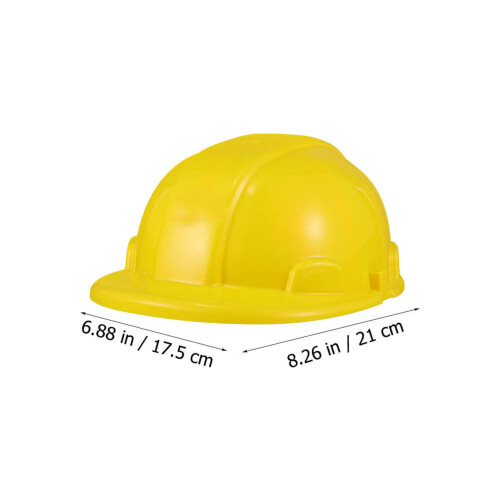 6 Pièces Chapeaux De Construction En Plastique Pour Enfants 1