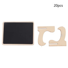 Quadro-negro de mesa para o seu próximo evento. Quadros-negros decorativos trazem um toque de charme rústico para qualquer espaço. Conjunto de 20