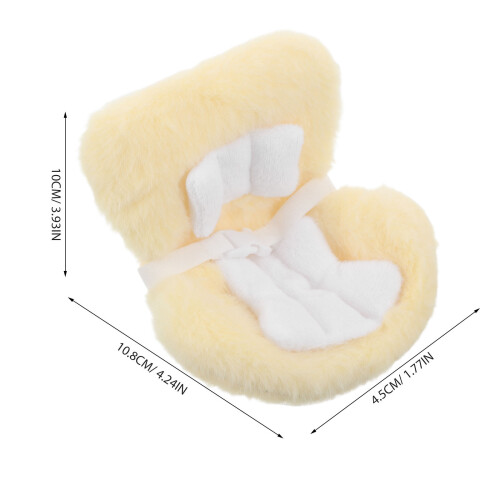Plush Peluche Siège Climatiseur Miniature Pour Poupées Déco 2