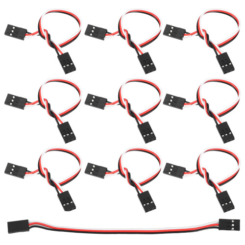10 Cm 3-Pin A Cable Extensión Para - 10 Unidades