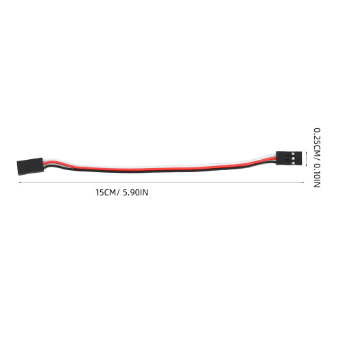 10 Cm 3-Pin A Cable Extensión Para - 10 Unidades 1