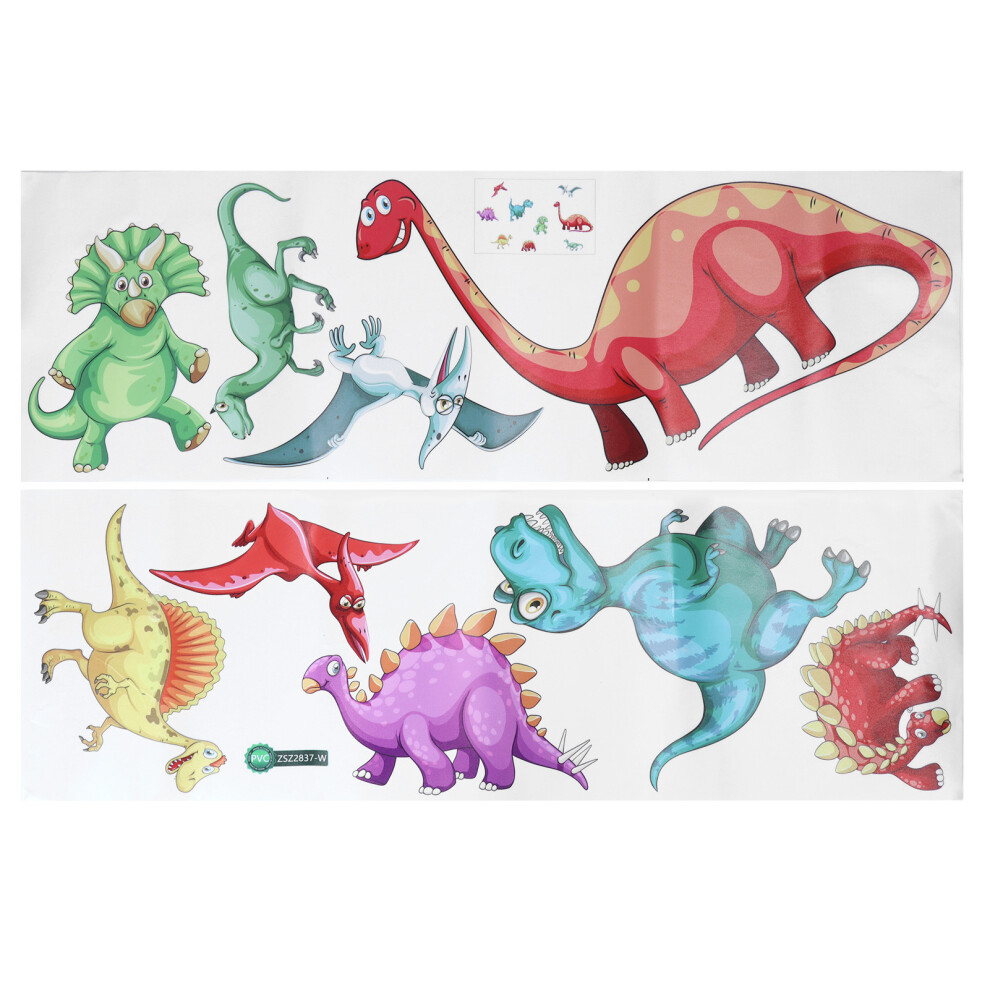 Peel And Stick Dinosaur Wall Sticker Kids Room Decor Durable Self Adhesive Decals For Bedroom Nursery Vinyl Wall Art Long Lasting Weather Resistant De