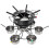 Set Pentola Fonduta Cioccolato e con Portatile 5