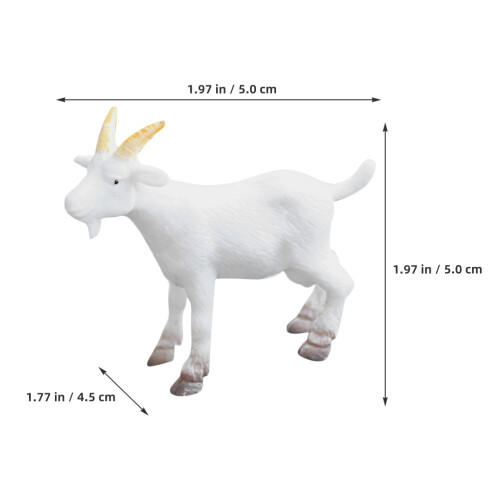 8 Capra Animali Figurine Per Micro Paesaggio 2