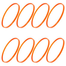 8Pcs Replacement Plastic Drive Belts For Electric Cotton Candy Machine