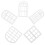 5St Mini Poppenhuisaccessoire Wit Elegant En Compact 1
