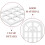 5St Mini Poppenhuisaccessoire Wit Elegant En Compact 8
