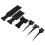6 Pcs Hair Dyeing Brushes And Highlights Plates Kit 4