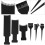 6 Pcs Hair Dyeing Brushes And Highlights Plates Kit 3