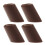 4Pcs Silicone Teapot Spout Cover Replacement Drip-Proof Sleeve 11