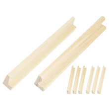 8 Pièces Plateaux En Bois Pour Dominos Porte-Dominos
