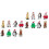 16 Pcs Christmas Style Wind-Up Iron Clockwork Toys 4