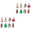 16 Pcs Christmas Style Wind-Up Iron Clockwork Toys 3