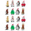 16 Pcs Christmas Style Wind-Up Iron Clockwork Toys 5