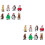 16 Pcs Christmas Style Wind-Up Iron Clockwork Toys 6