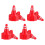 24Pcs Mini Traffic Cones For Miniature Scene Accessories 1