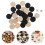 60 Pedine Da E Backgammon In Legno Nero 10