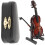 One Set Realistic Mini Violin Model Photo Prop 5
