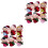 12 Pcs Christmas Finger Puppet Doll Set Interactive Toy 3